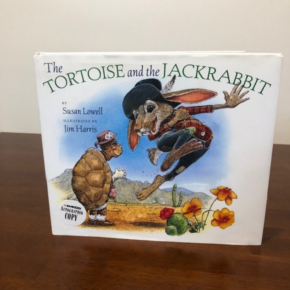 The Tortoise And The Jackrabbit Vintage Autographed Book.